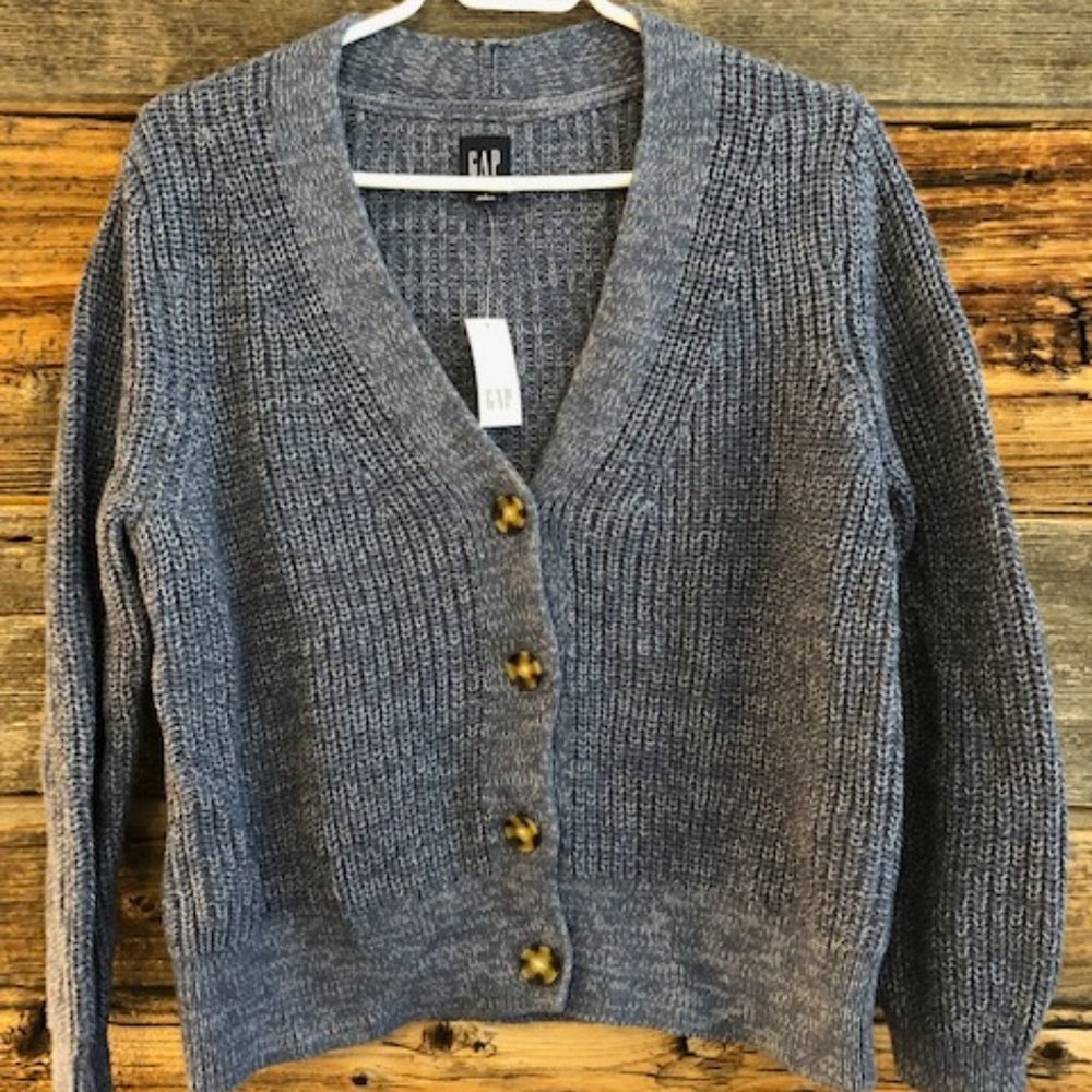 Gap blue cardigan NEW